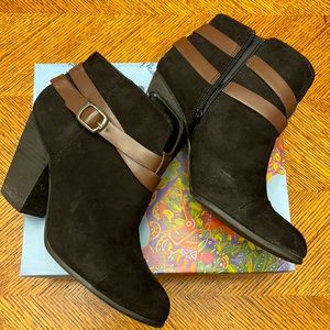 Black High Heel Booties